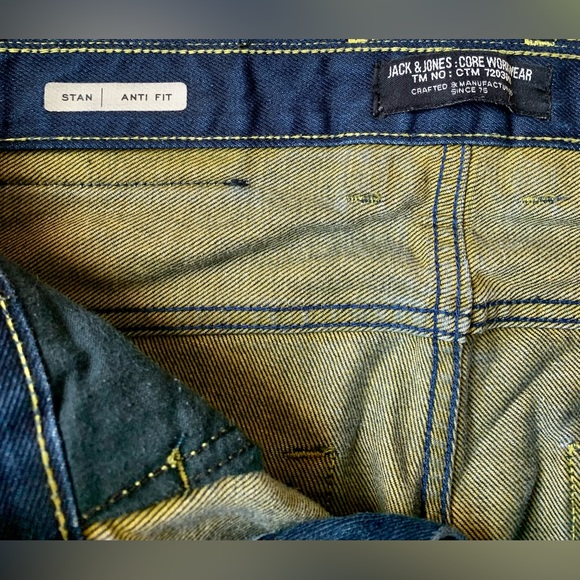 Jack and Jones Denim workwear CORE Anti Fit Button Fly - Picture 8 of 8